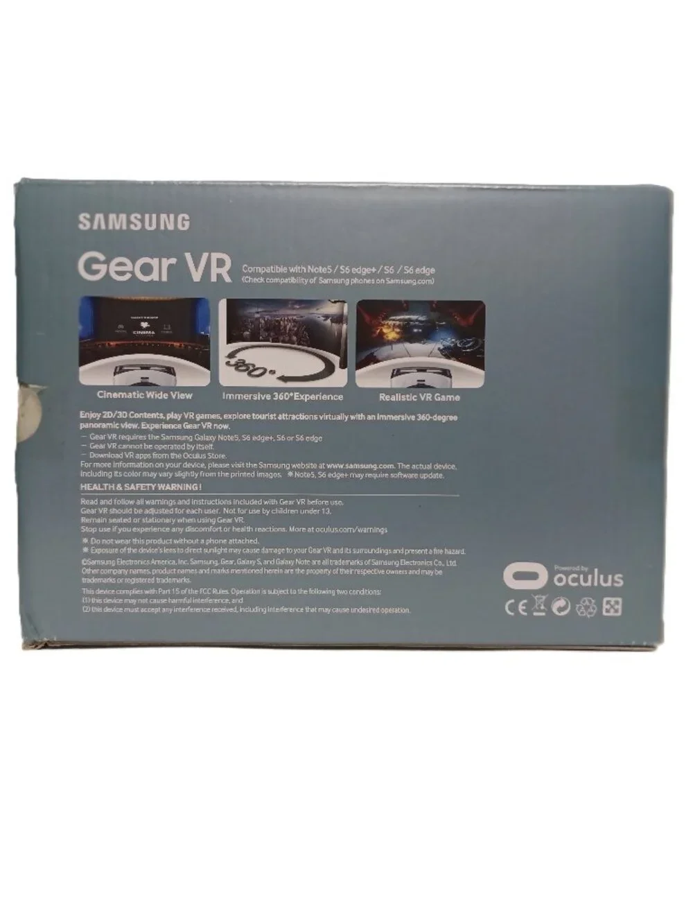 SAMSUNG Gear Oculus VR Headset - NG L2C NEW Collectible RARE DISCONTINUED